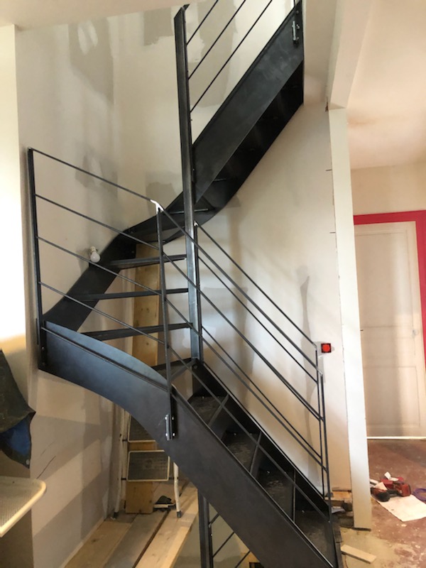 Samarch' métallerie à Nantes - escalier métallique